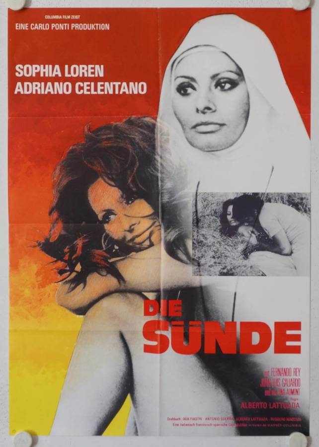 Die Sünde originales deutsches Filmplakat
